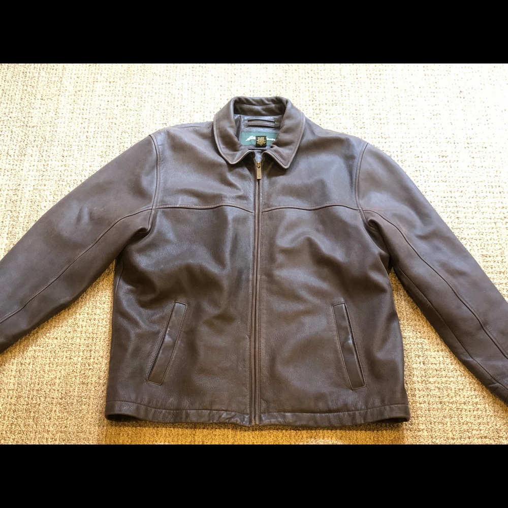 vintage Eddie Bauer leather jacket